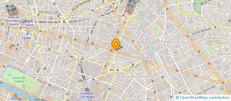 localisation de l'entreprise BA COM à PARIS