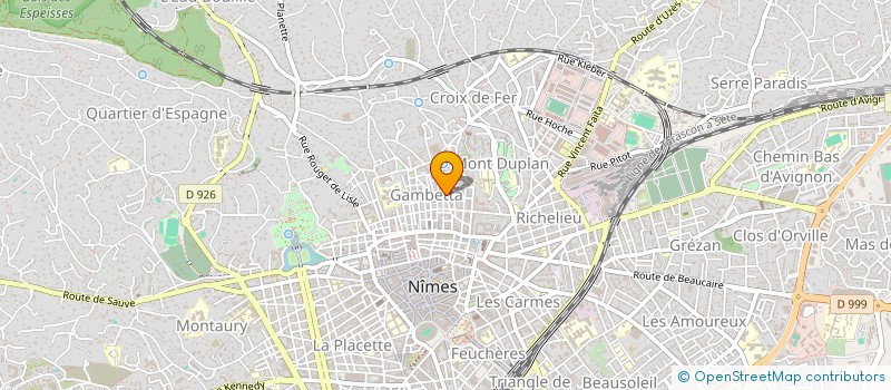 localisation de l'entreprise BA COMMERCE  NIMES