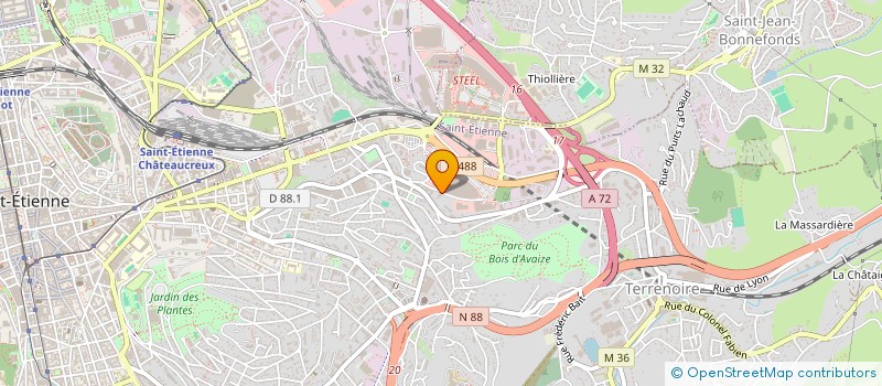 localisation de l'entreprise BA CONCEPTION  SAINT-ETIENNE