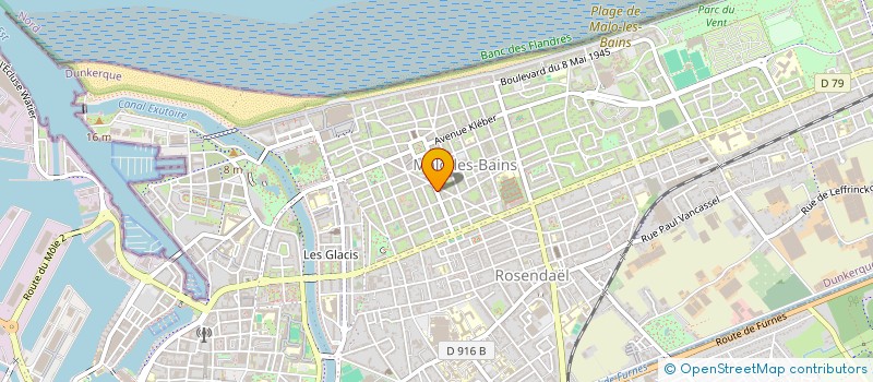 localisation de l'entreprise BA CORPORATION à DUNKERQUE
