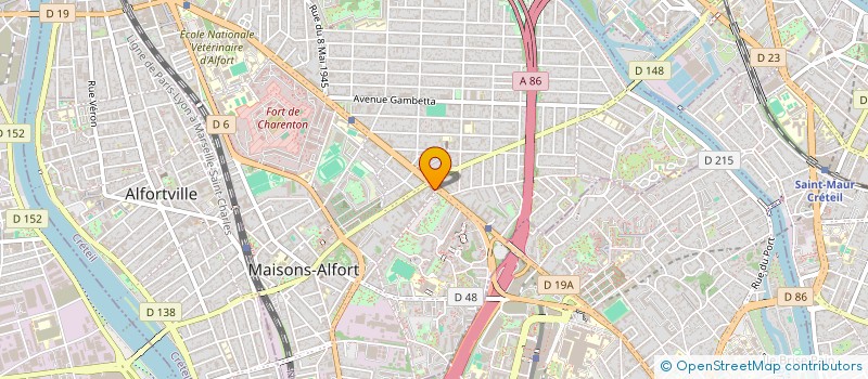 localisation de l'entreprise BA CREDIT à MAISONS-ALFORT