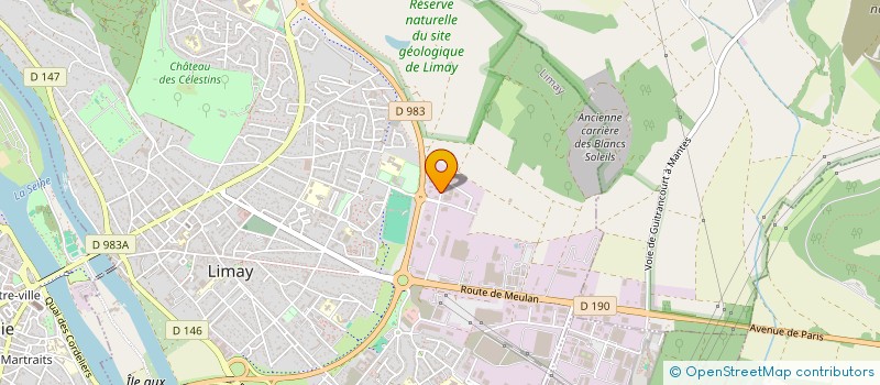 localisation de l'entreprise BA DESIGN  LIMAY