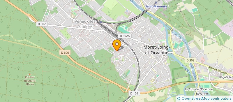 localisation de l'entreprise BA DIAGNOSTIC à MORET-LOING-ET-ORVANNE