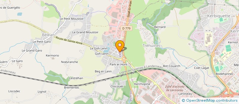 localisation de l'entreprise BA EST à VANNES
