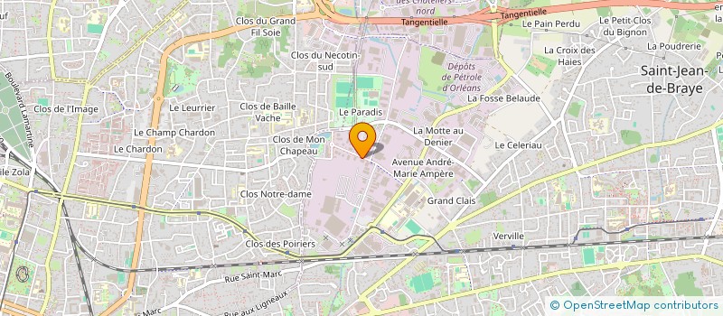 localisation de l'entreprise BA ETANCHE  PANTIN