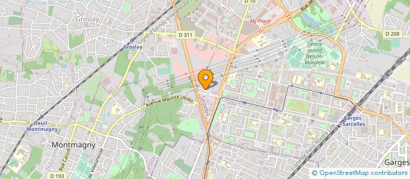 localisation de l'entreprise BA EVENT à SARCELLES