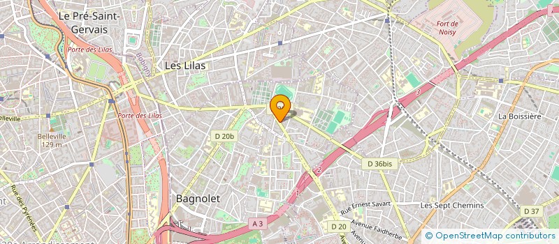localisation de l'entreprise BA EVENTS à BAGNOLET
