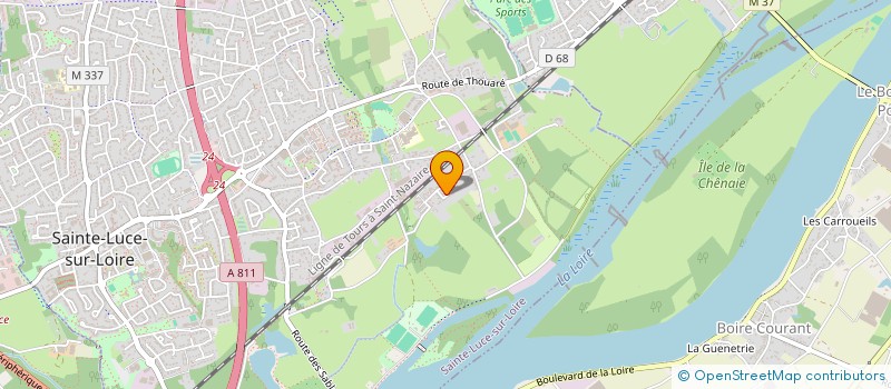 localisation de l'entreprise BA FINANCES CONSEILS à SAINTE-LUCE-SUR-LOIRE