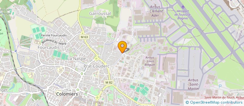 localisation de l'entreprise BA FRANCE à COLOMIERS