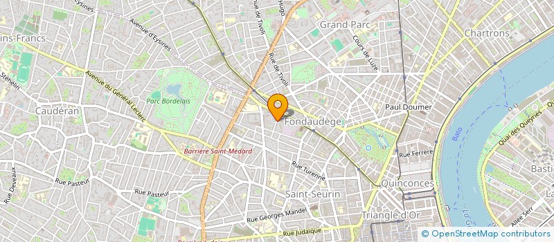 localisation de l'entreprise BA.GAU à BORDEAUX