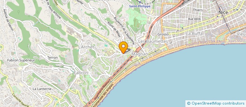 localisation de l'entreprise BA GROUPE à NICE