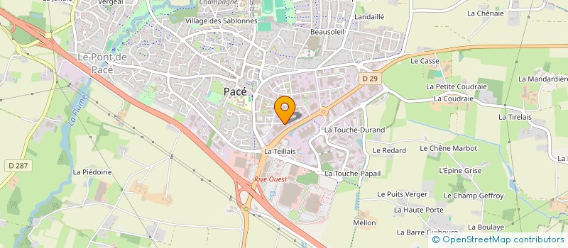 localisation de l'entreprise BA HEALTHCARE à PACE