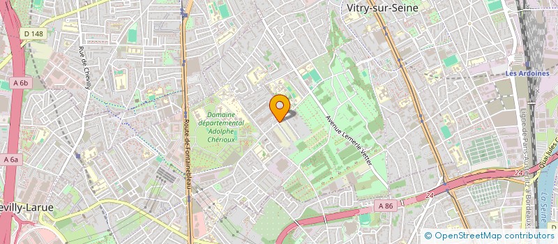 localisation de l'entreprise BA HOLDING à VITRY-SUR-SEINE