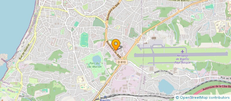 localisation de l'entreprise BA HOLDING à BIARRITZ