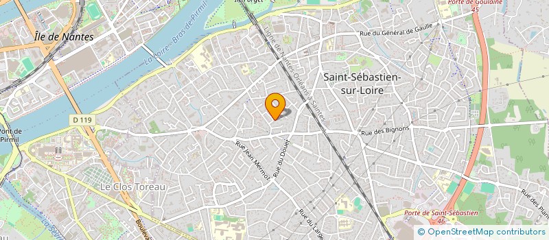 localisation de l'entreprise BA IMMO  SAINT-SEBASTIEN-SUR-LOIRE