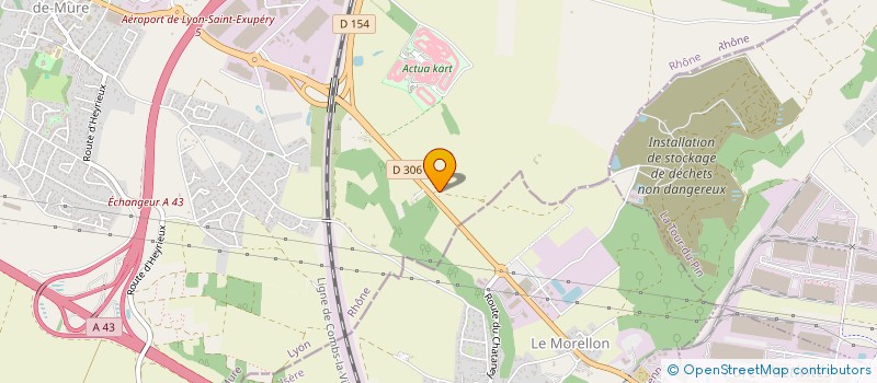 localisation de l'entreprise BA IMMOBILIER  SAINT-LAURENT-DE-MURE