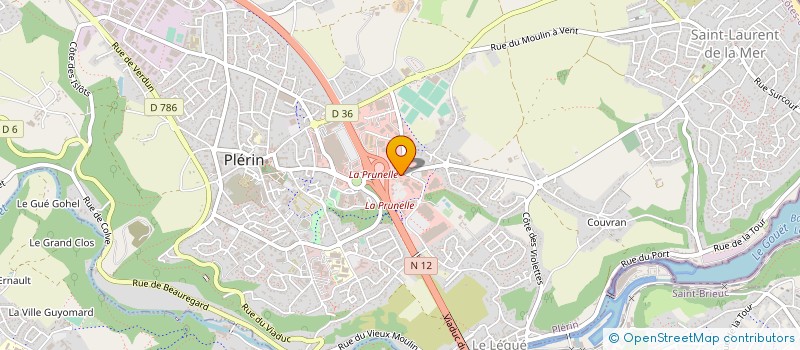 localisation de l'entreprise BA INGENIERIE à PLERIN