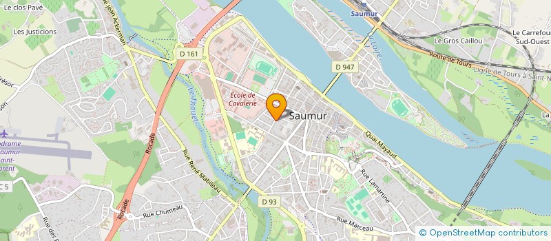 localisation de l'entreprise BA INVEST  SAUMUR