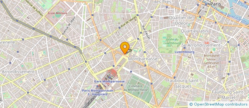 localisation de l'entreprise BA JIUM MONTPARNASSE  PARIS