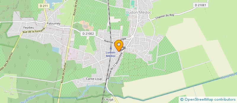 localisation de l'entreprise BA LIV 33  LUDON-MEDOC