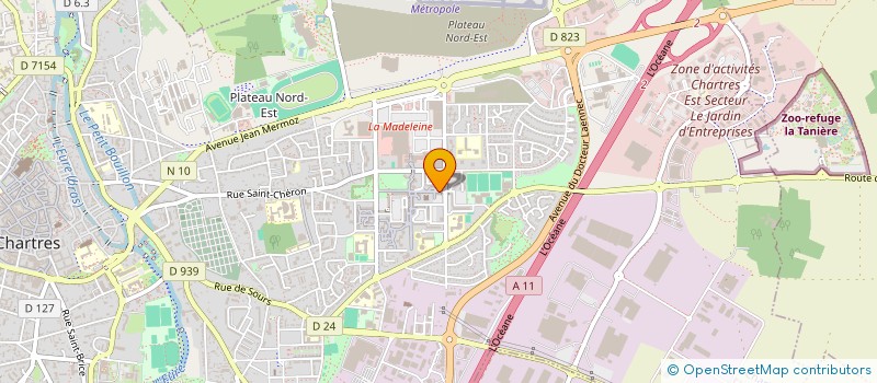 localisation de l'entreprise BA LOCATION à CHARTRES
