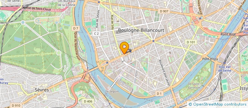 localisation de l'entreprise BA LV AVOCATS  BOULOGNE-BILLANCOURT