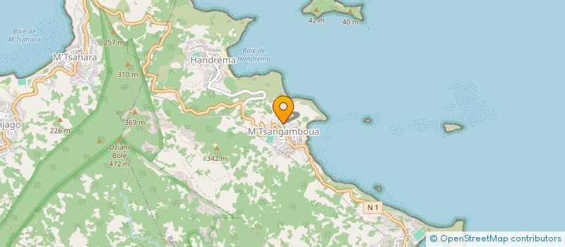 localisation de l'entreprise BA-MADISTRIBUTION à BANDRABOUA