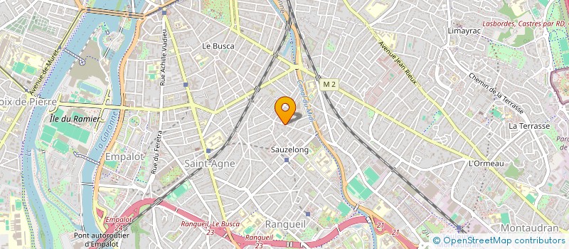 localisation de l'entreprise BA MIDI-STORE-COM à TOULOUSE