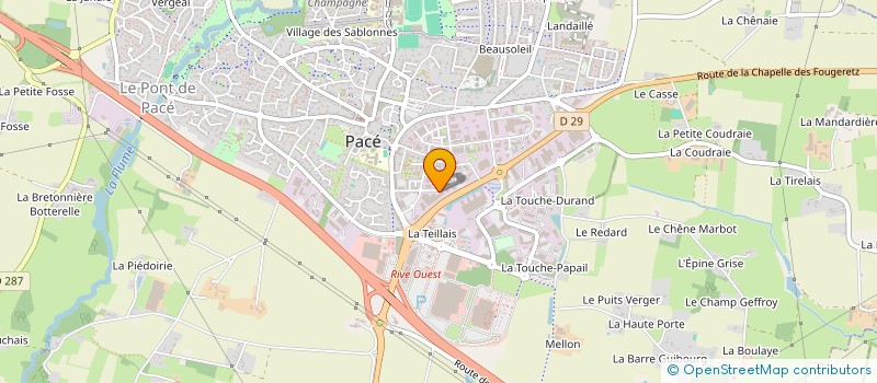 localisation de l'entreprise BA MOBILITY  PACE