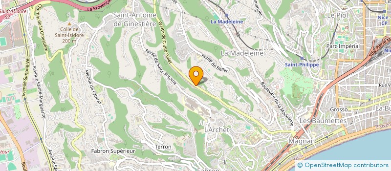 localisation de l'entreprise BA MOTORS à NICE