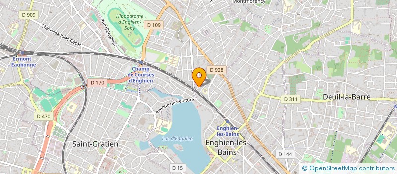 localisation de l'entreprise BA NDEKO  ENGHIEN-LES-BAINS