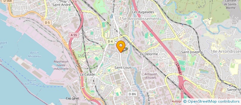 localisation de l'entreprise BA.NET à MARSEILLE