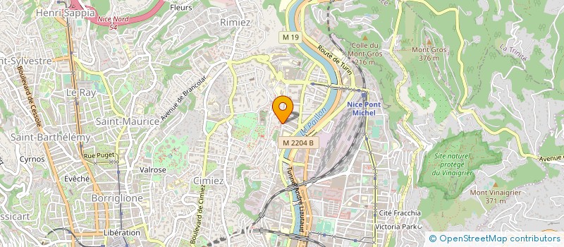 localisation de l'entreprise BA PREMIUM DRIVE à NICE