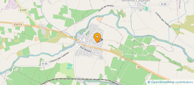 localisation de l'entreprise BA RAVALEMENT à PEZENS