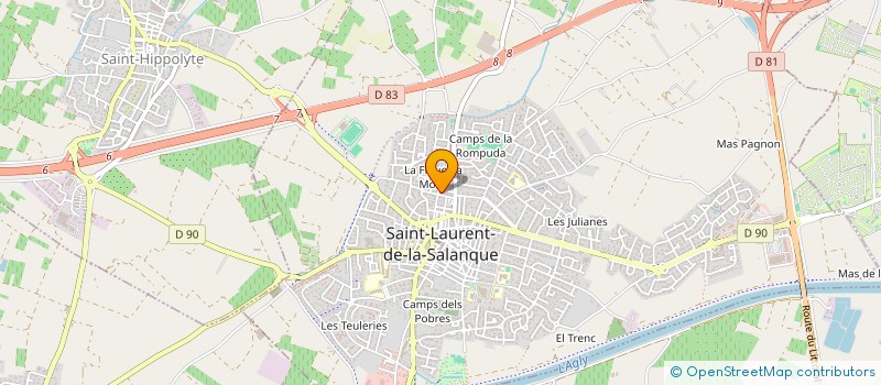 localisation de l'entreprise BA RE  SAINT-LAURENT-DE-LA-SALANQUE