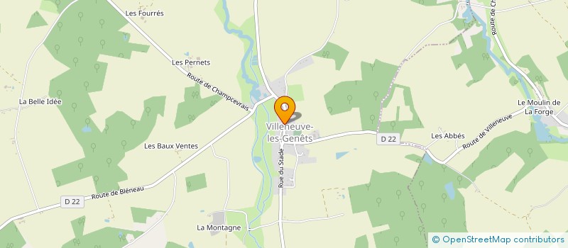 localisation de l'entreprise BA.RE.LOI.SE  VILLENEUVE-LES-GENETS