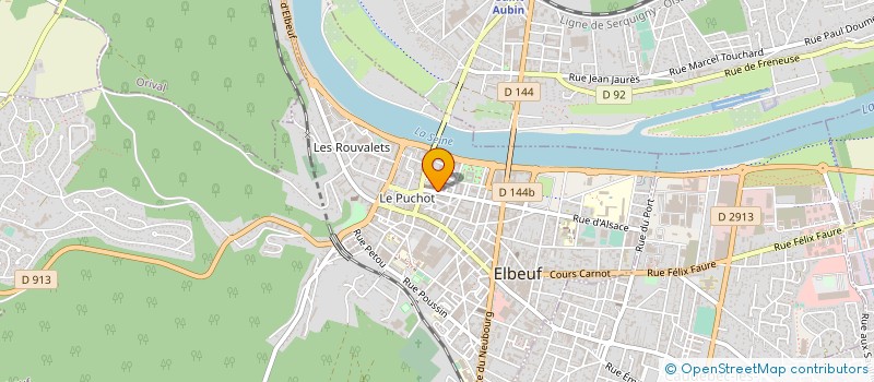 localisation de l'entreprise BA RENOV à ELBEUF