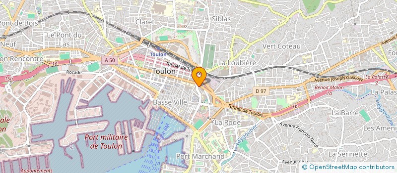 localisation de l'entreprise BA RENOV  TOULON