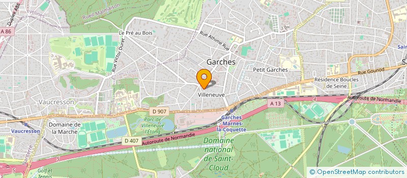 localisation de l'entreprise BA RENOVATION  GARCHES