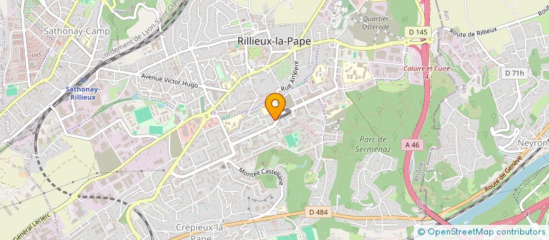 localisation de l'entreprise BA RENOVATION  RILLIEUX-LA-PAPE