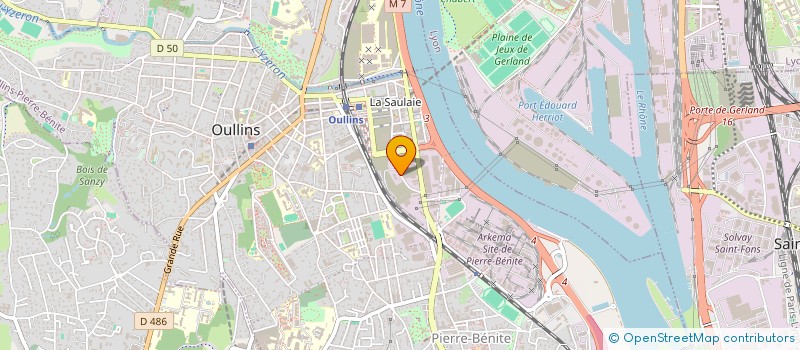 localisation de l'entreprise BA SERVICES  OULLINS-PIERRE-BENITE