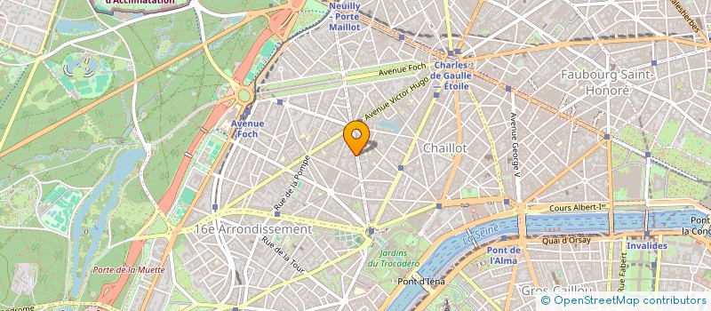 localisation de l'entreprise BA&SH à PARIS
