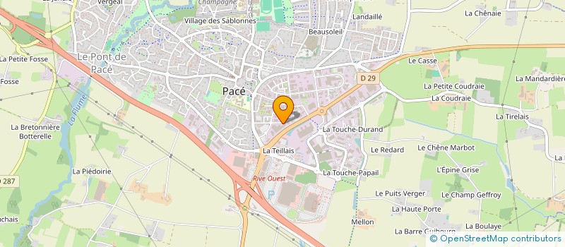 localisation de l'entreprise BA TEAM à PACE