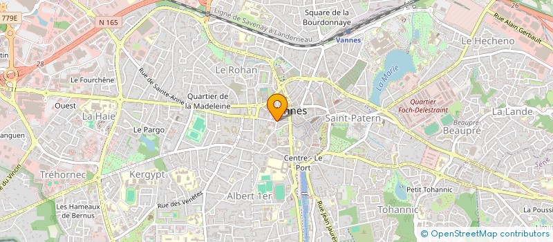 localisation de l'entreprise BA'TEAM BREIZH à VANNES