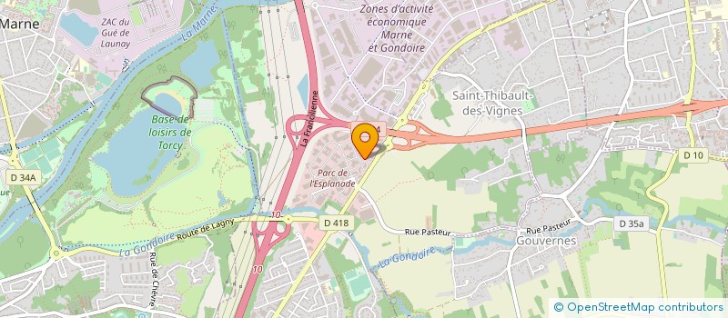 localisation de l'entreprise BA- TEM  SAINT-THIBAULT-DES-VIGNES