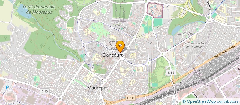 localisation de l'entreprise BA. TI FRANCE à ELANCOURT
