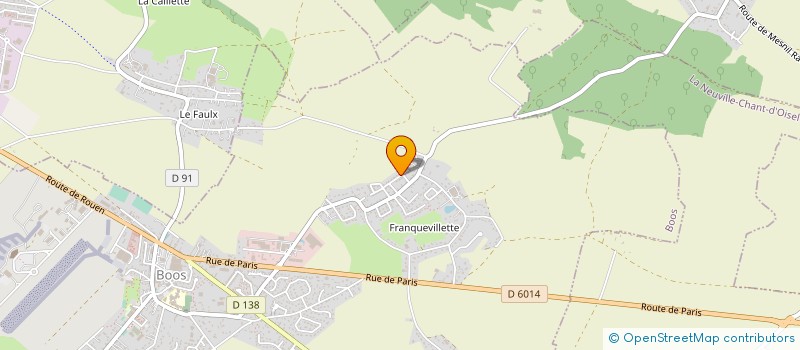 localisation de l'entreprise BA TI PRO  BOOS