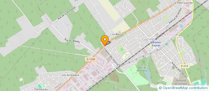 localisation de l'entreprise BA TRANS LOGISTIQUE à PESSAC