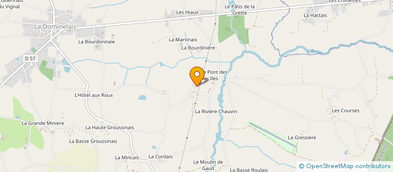 localisation de l'entreprise BA TRANSPORT EXPRESS  LA DOMINELAIS