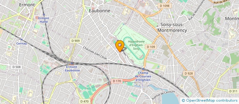 localisation de l'entreprise BA VDM 95  EAUBONNE